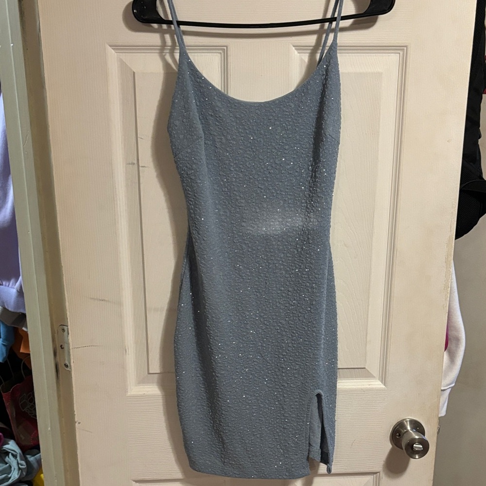 Windsor Sparkling bluish green Mini Dress